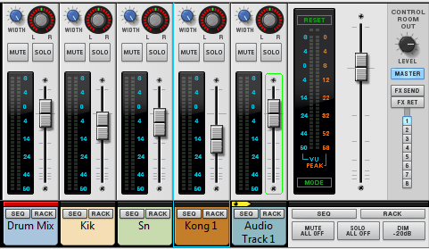 Mixing with Groups in Propellerhead&nbsp;Reason